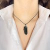Moldavite pendant with garnet 2000231750000