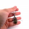 Moldavite pendant with garnet 2000185400006