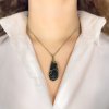 Moldavite pendant in gold 2000275640008
