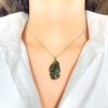 Moldavite pendant in gold 2000267630000