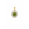 Moldavite pendant in gold 2000185010007