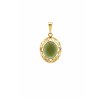 Moldavite pendant in gold 2000255580003