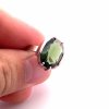 Moldavite ring in silver 2000139070002