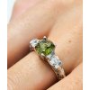 Moldavite ring in silver with zirconia 2000179760000