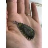 Moldavite pendant in silver 2000252910001