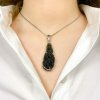 Moldavite pendant with garnet 2000152510004