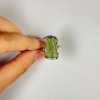 Moldavite ring in silver 2000295290009