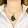 Moldavite pendant in silver 2000278950005