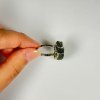 Moldavite ring in silver 2000295310004