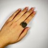 Moldavite ring in silver 2000295210007