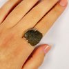 Moldavite ring in silver 2000295210007