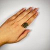 Moldavite ring in silver 2000295250003