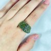 Moldavite ring in silver 2000285350003