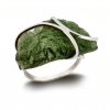 Moldavite ring in silver 2000285350003