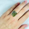 Moldavite ring in silver 2000284290003