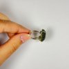 Moldavite ring in silver 2000285680001