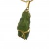 Moldavite pendant in gold 2000026720003