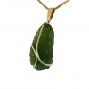 Moldavite pendant in gold 2000278080009