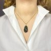 Moldavite pendant in gold 2000278080009