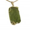 Moldavite pendant in gold 2000115900002