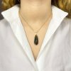 Moldavite pendant in gold 2000026730002