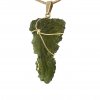 Moldavite pendant in gold 2000263320004