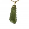 Moldavite pendant in gold 2000026600008