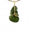 Moldavite pendant in gold 2000265210006