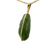 Moldavite pendant in gold 2000026550006