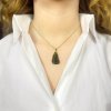Moldavite pendant in gold 2000251060004