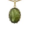 Moldavite pendant in gold 2000255900009