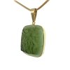 Moldavite pendant in gold 2000265130007