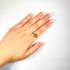 Moldavite ring in gold 2000307480008