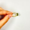Moldavite ring in gold 2000307430003
