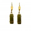 Moldavite earring in gold 2000307300009