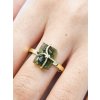 Moldavite ring in gold 2000307600000