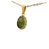 Moldavite pendant in gold 2000278830000