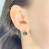 Moldavite earring in silver 2000171830008