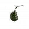 Silver pendant with uncut Moldavite P20002299990004