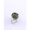 Moldavite ring in gold 2000091330008