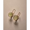 Gold earrings with Moldavite P2000296670008