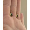 Gold earrings with Moldavite P2000296670008