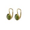 Gold earrings with Moldavite P2000296670008