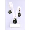 Moldavite pendant in gold 2000164970001