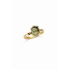 Gold ring with Moldavite P2000290130003