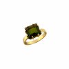 Gold ring with Moldavite P200028100001