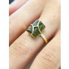 Gold ring with Moldavite P2000303190000