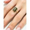 Gold ring with Moldavite P2000303190000