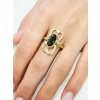 Gold ring with Moldavite P2000298140004
