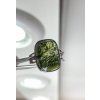 Moldavite ring in silver 2000267030008